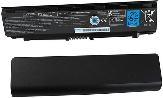 Toshiba Laptop Battery PA5024U-1BRS / PA5024-1BRS – Compatible with Satellite L800, M800 Series (10.8V, 4400mAh, Double M)