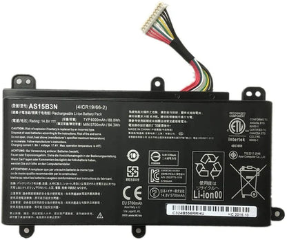 Original AS15B3N Battery for Acer Predator 15 G9-591 G9-592, Predator 17 G9-791 G9-792, Predator 21, Predator G9 / G9000 Series Gaming Laptops