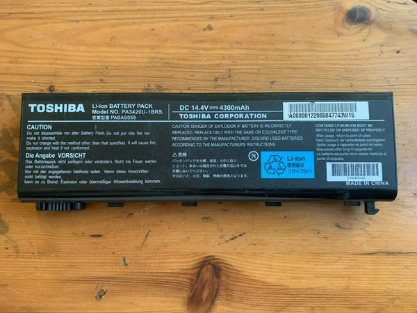 Toshiba Laptop Battery PABAS059 / PA3420U-1BRS – Compatible with Satellite L100 Series, L20-268
