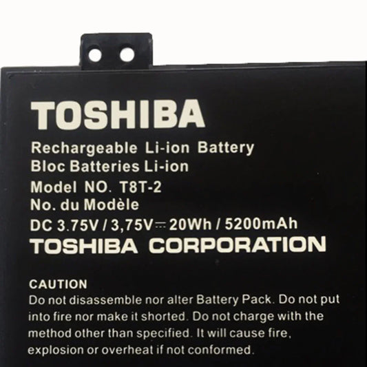 Toshiba Laptop Battery T8T-2 – Compatible with Satellite Click Mini L9W-B Series Tablet (3.75V, 20Wh)