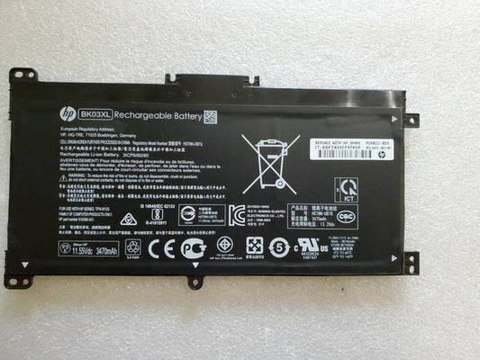 11.55V 41.7Wh Original BK03XL HP Pavilion X360 14-BA016UR, HSTNN-UB7G TPN-W125 916366-541 916811-855 Tablet Laptop Battery